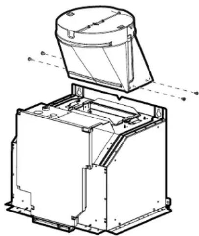 BOSCH HCP34E52UC - Montaje de la valvula de retencion - 1