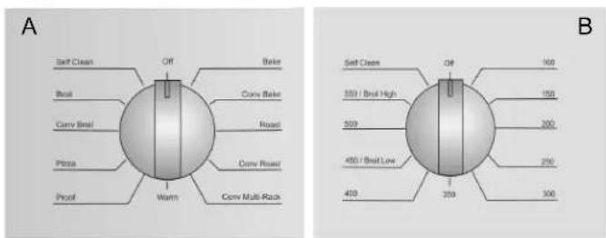 BOSCH HBN5451UC - Setting the Cooking Mode and temperature for Single Ovens - 1