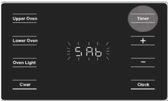 BOSCH HBN5451UC - To set the Sabbath Mode: - 1
