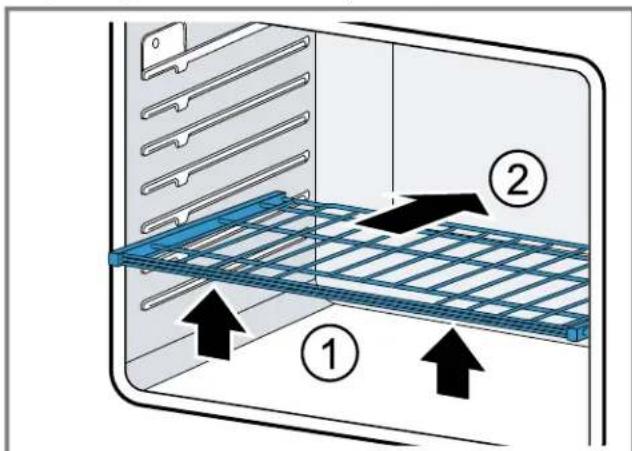 BOSCH HBLP451UC - Inserting the telescopic rack - 1