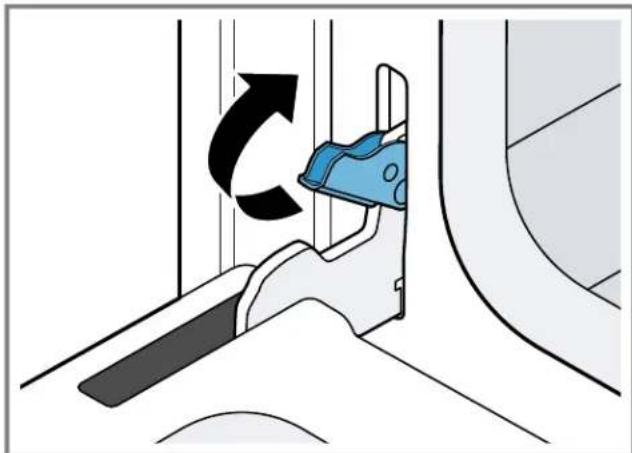 BOSCH HBLP451UC - Reinstalling the oven door - 2