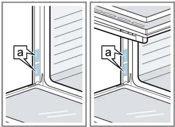 BOSCH HBLP451LUC - Rating plate location - 1