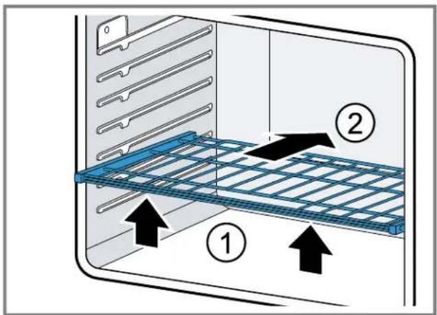 BOSCH HBL5351UC - Insertion de la grille téléscopique - 1