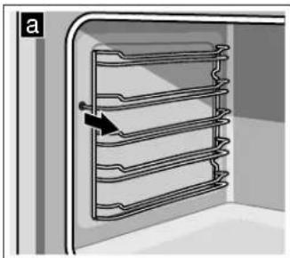 BOSCH HBE5451UC - Removing the hook-in racks - 1