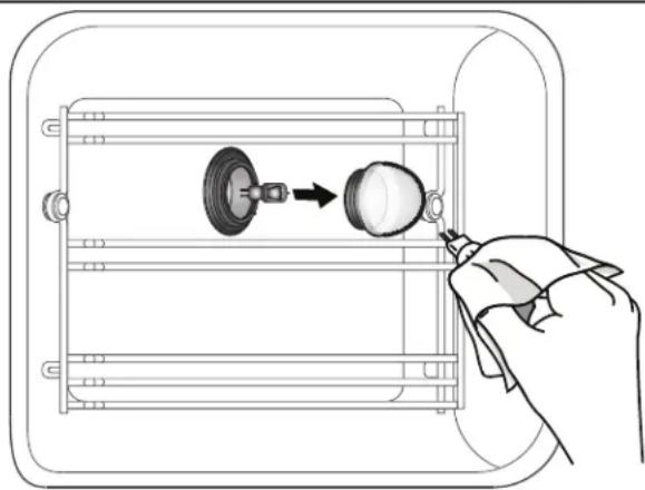 BOSCH HSLP451UC - Remplacement de l'ampoule du four à vapeur - 1