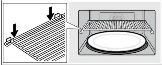 BOSCH HMC80252UC - Inserting the wire rack - 1