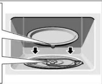 BOSCH HMC80252UC - How to install the turntable - 2