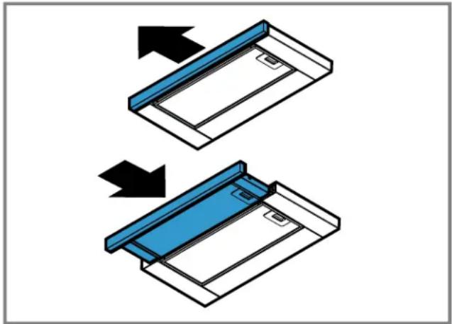 BOSCH HUI56551UC - Rentrer le tiroir-filtre - 1
