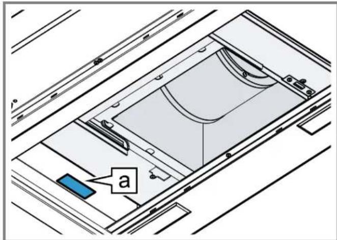 BOSCH HUI56551UC - Rating plate location - 1