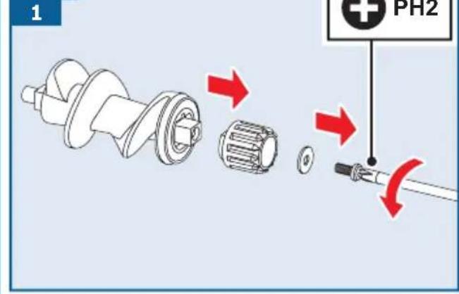 BOSCH MFW2514W - SmartPower Meat vincer - 7