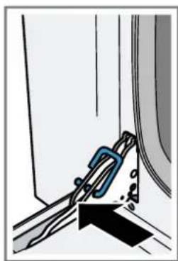 BOSCH VGD553FB0 - Detaching the appliance door - 1