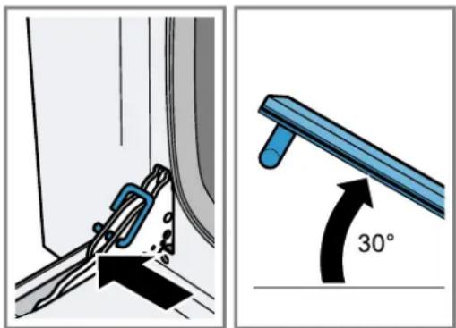 BOSCH VGD553FB0 - Decrocher la porte de l'appareil - 1