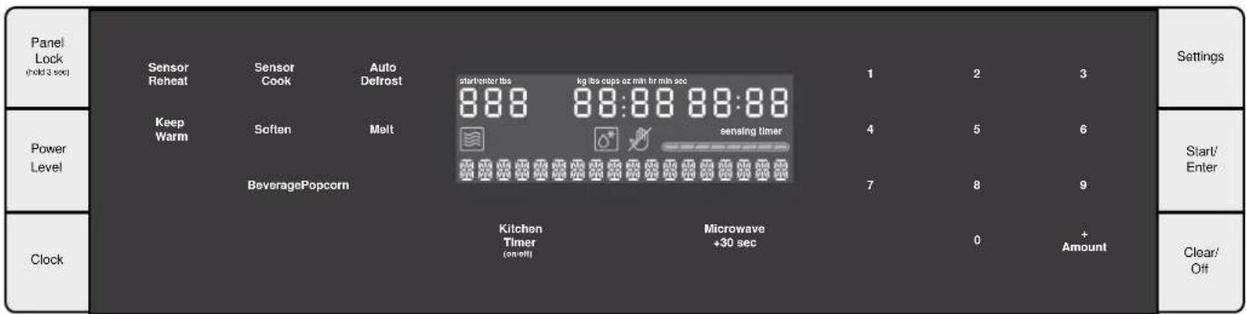 BOSCH HMB57152UC - Panel de control - 1