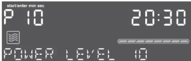 BOSCH HMB57152UC - Setting the microwave - 2