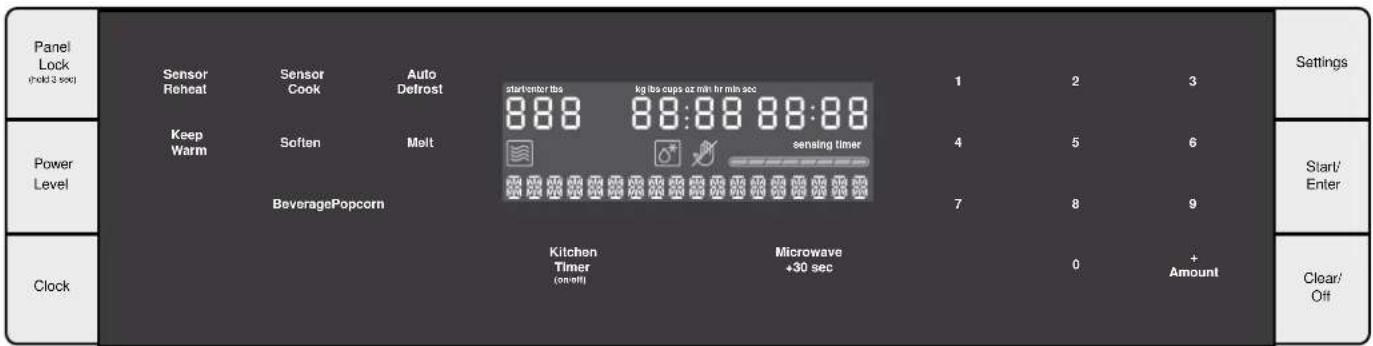 BOSCH HMB57152UC - Control panel - 1