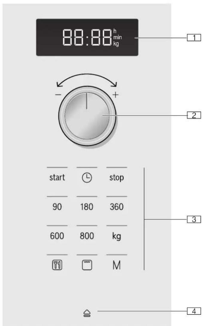 BOSCH BEL524MB0 - Bedieningspaneel - 1