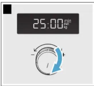 BOSCH BEL524MB0 - Example: 360 W, 25 minutes - 2