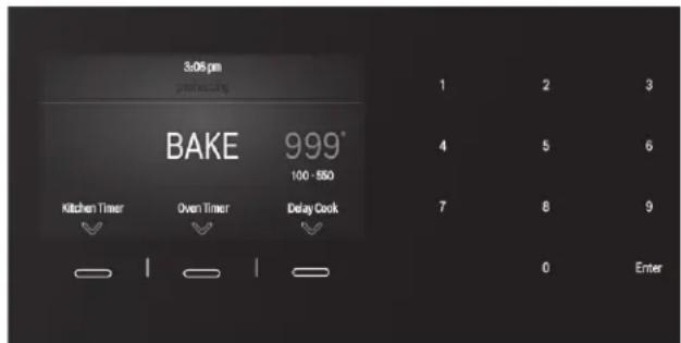 BOSCH HSLP751UC - Réglage du mode de cuisson et de la température - 3