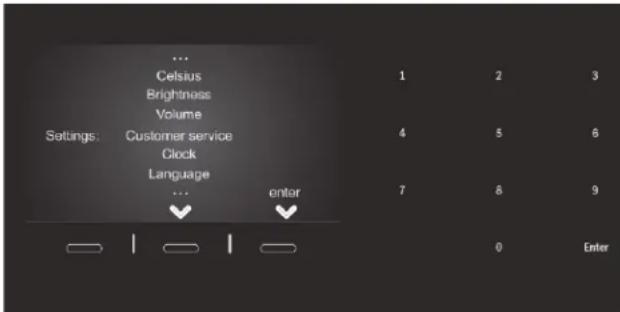 BOSCH HSLP751UC - Pour modifier les éléments du menu Réglages : - 1