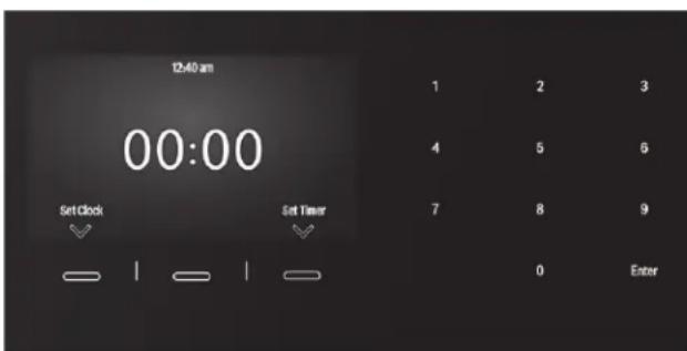 BOSCH HSLP751UC - To set the clock: - 1