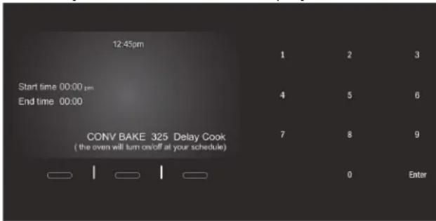 BOSCH HSLP751UC - To set the Delay Cook Time: - 1
