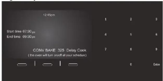 BOSCH HSLP751UC - To set the Delay Cook Time: - 2