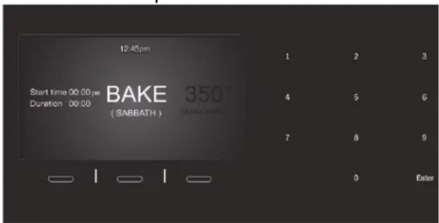 BOSCH HSLP751UC - To set the Sabbath Mode: - 1