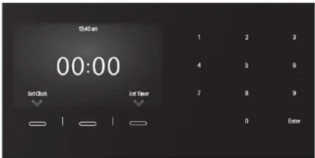 BOSCH HSLP751UC - Pour régler l'horloge : - 1