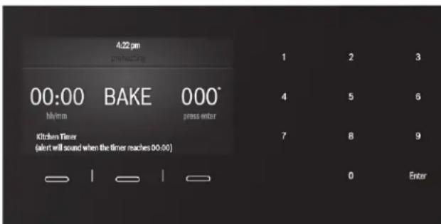 BOSCH HSLP751UC - To set a kitchen timer: (without a cooking mode) - 2