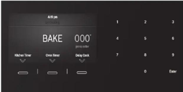 BOSCH HSLP751UC - To set a kitchen timer: (without a cooking mode) - 1