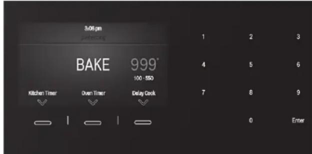 BOSCH HSLP751UC - Setting the Cooking Mode and Temperature - 3