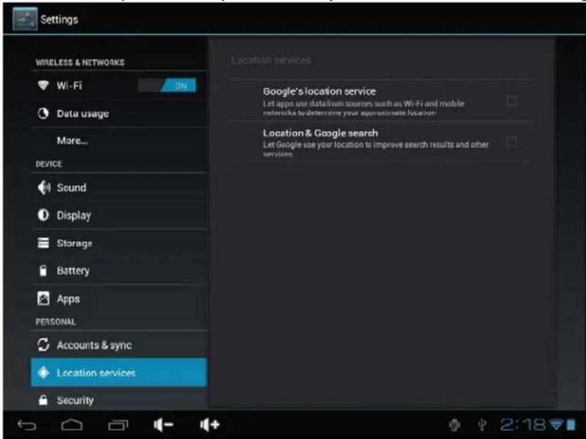 i-Joy T9w - Services de localisation - 1