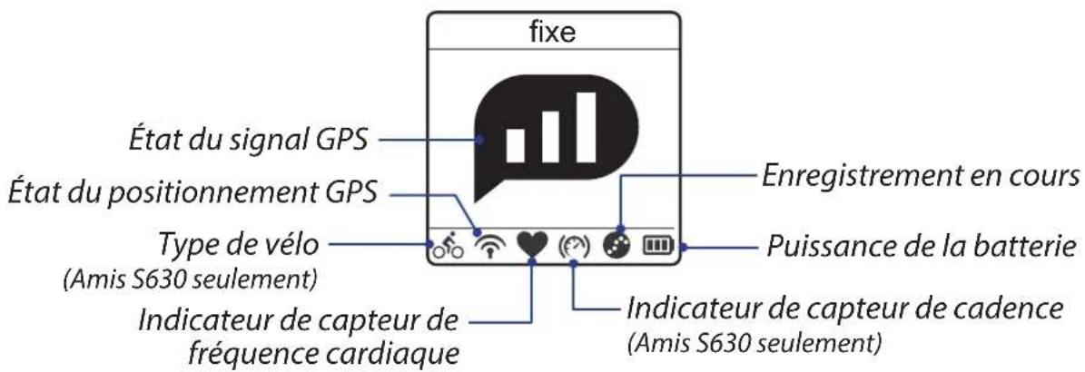 Bryton Amis S430 - Page d'etat - 1