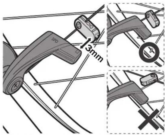 Bryton Amis S630 - Installation du Combo capteur de vitesse et cadence (Amis S630 uniquement) - 4