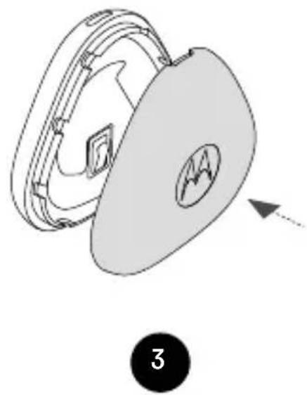 MOTOROLA Keylink - Replace the battery - 3