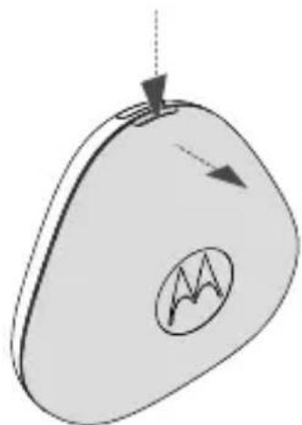 MOTOROLA Keylink - Reemplace la batería - 1