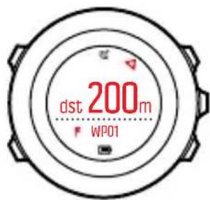 SUUNTO Ambit 3 Run 1.0 - Vue de la navigation par points de passage - 1