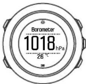 SUUNTO Traverse Alpha - Utilisation du profil baromètre - 1