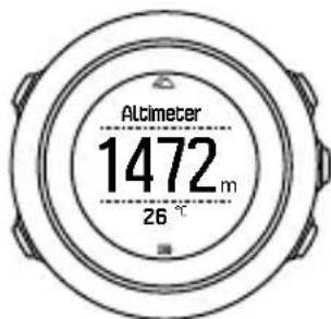 SUUNTO Traverse Alpha - Utilisation du profil altimètre - 1