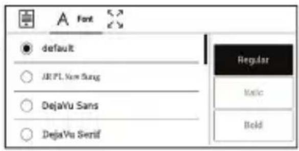 default JR PL Nom Sung DejaVu Sans DejaVu Serif Regular Static Bold