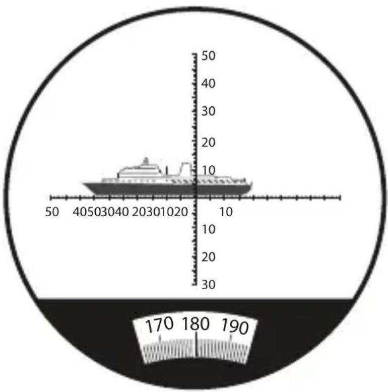 MINOX MD 7x42 C - Bestimmung der Höhe oder Länge eines Zielobjekts, wenn die Entfernungbekannt ist - 1