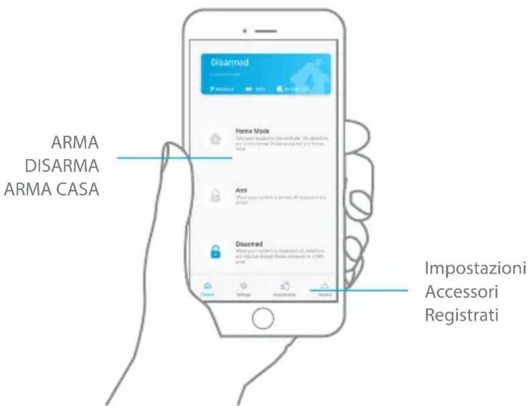eTiger S5 SIM WiFi Secual - Interfaccia dell'App - 1