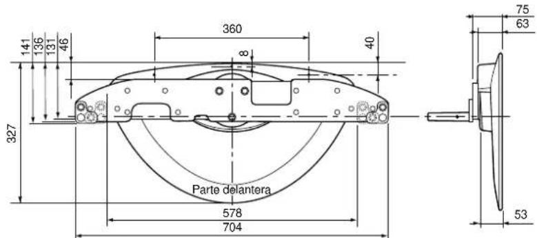 PANASONIC TYST10H - Diagrama de dimensiones - 1