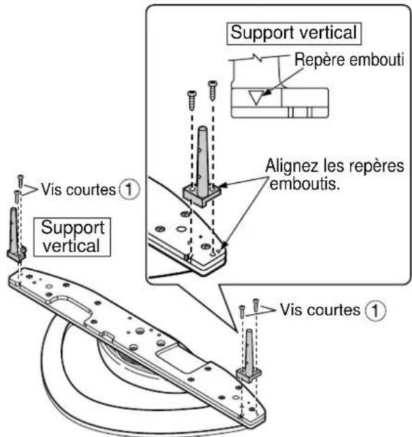 PANASONIC TYST10H - Fixez les supports verticaux. - 1