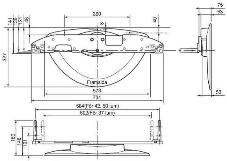 PANASONIC TYST10H - Måttdiagram - 1