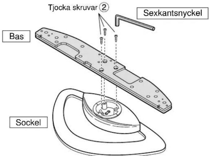 PANASONIC TYST10H - Fäst basen på sockeln. - 1