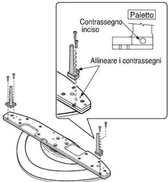 PANASONIC TYST10H - Montaggio dei paletti - 2