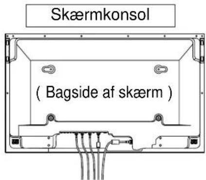 PANASONIC TYST10H - Tilslut forbindelseskablerne til skærmen. - 3