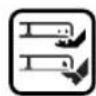 BOSCH UniversalRotak 36560 - Explication des symboles se trouvant sur l'outil de jardin, le chargeur et la batterie - 5
