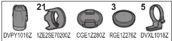 PANASONIC Lumix SE70200 - Supplied Accessories - 1